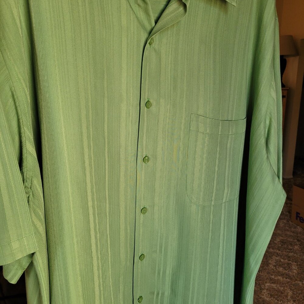 Island Passport Men's 3XLT Casual Button Down